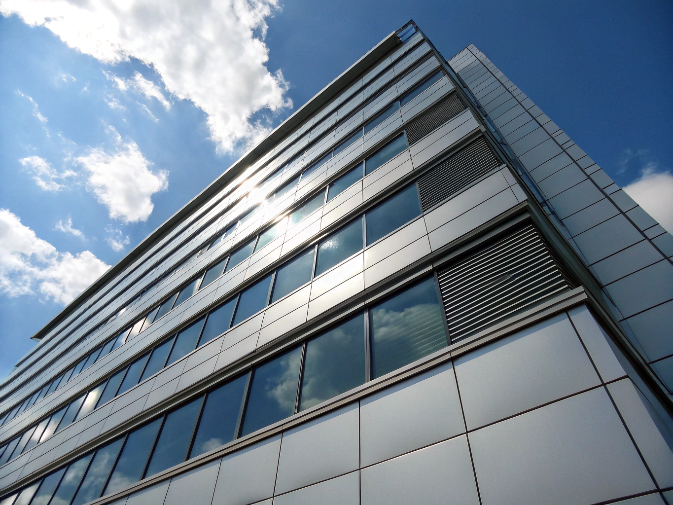 Commercial tower exterior detail