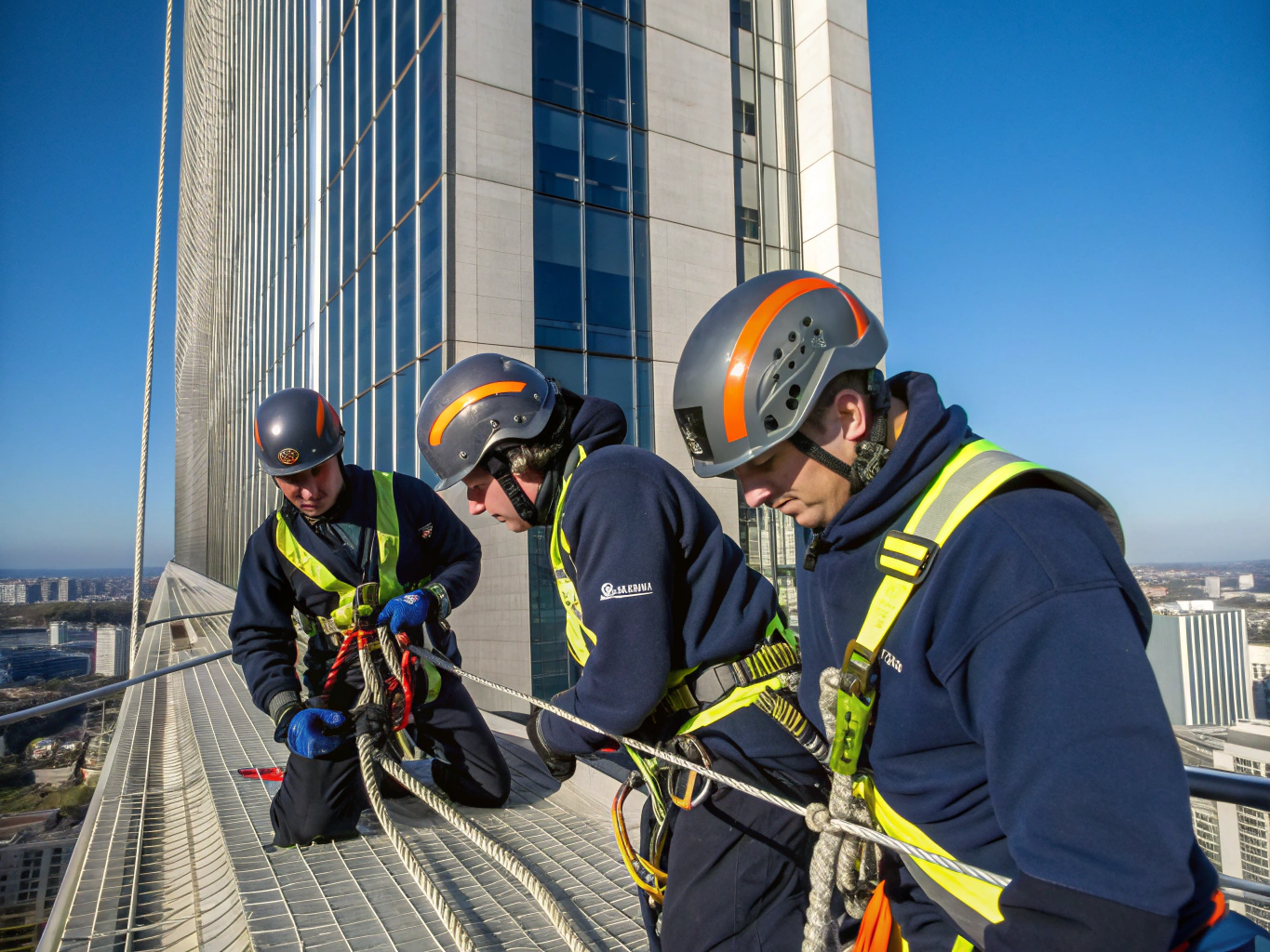 London skyscraper access