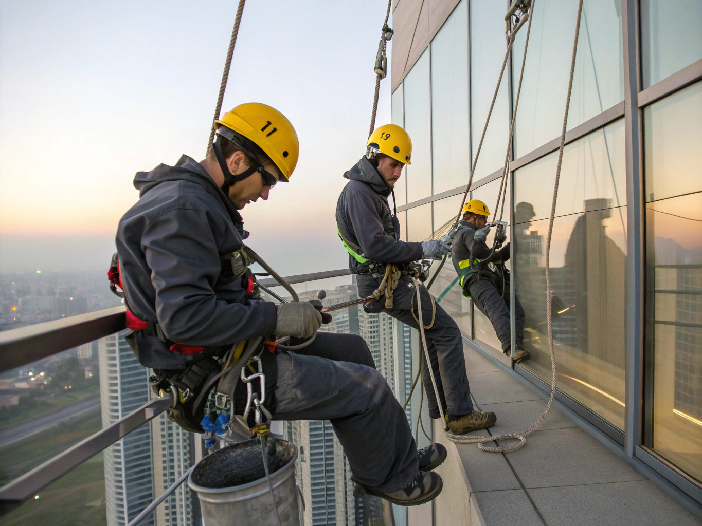 Tower block maintenance